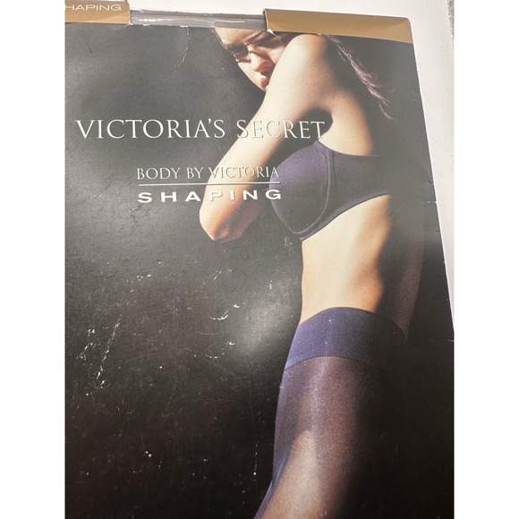 Body Victoria Secret MAXIMUM SHAPING Long Line Control Top 15 Denier Sable Sz B - Picture 9 of 9